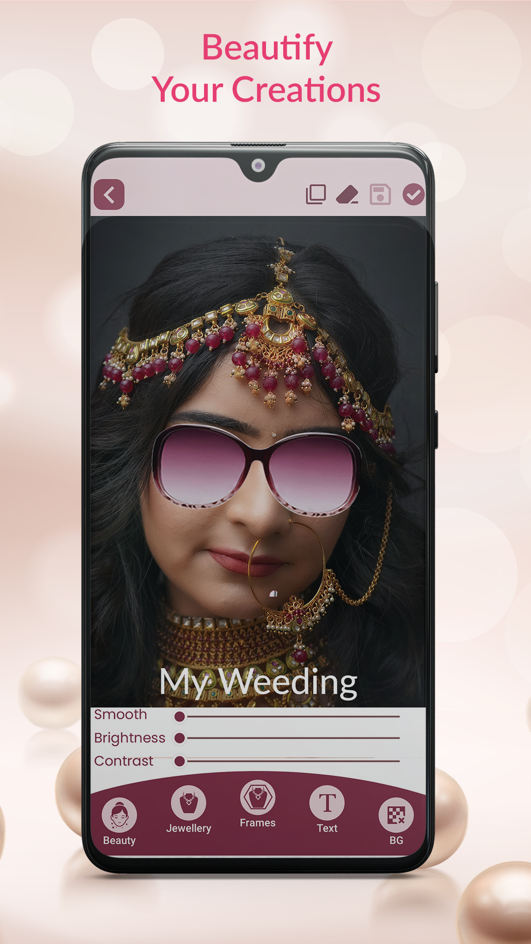 اسکرین شات 5 برنامه Women Jewellery Photo Editor