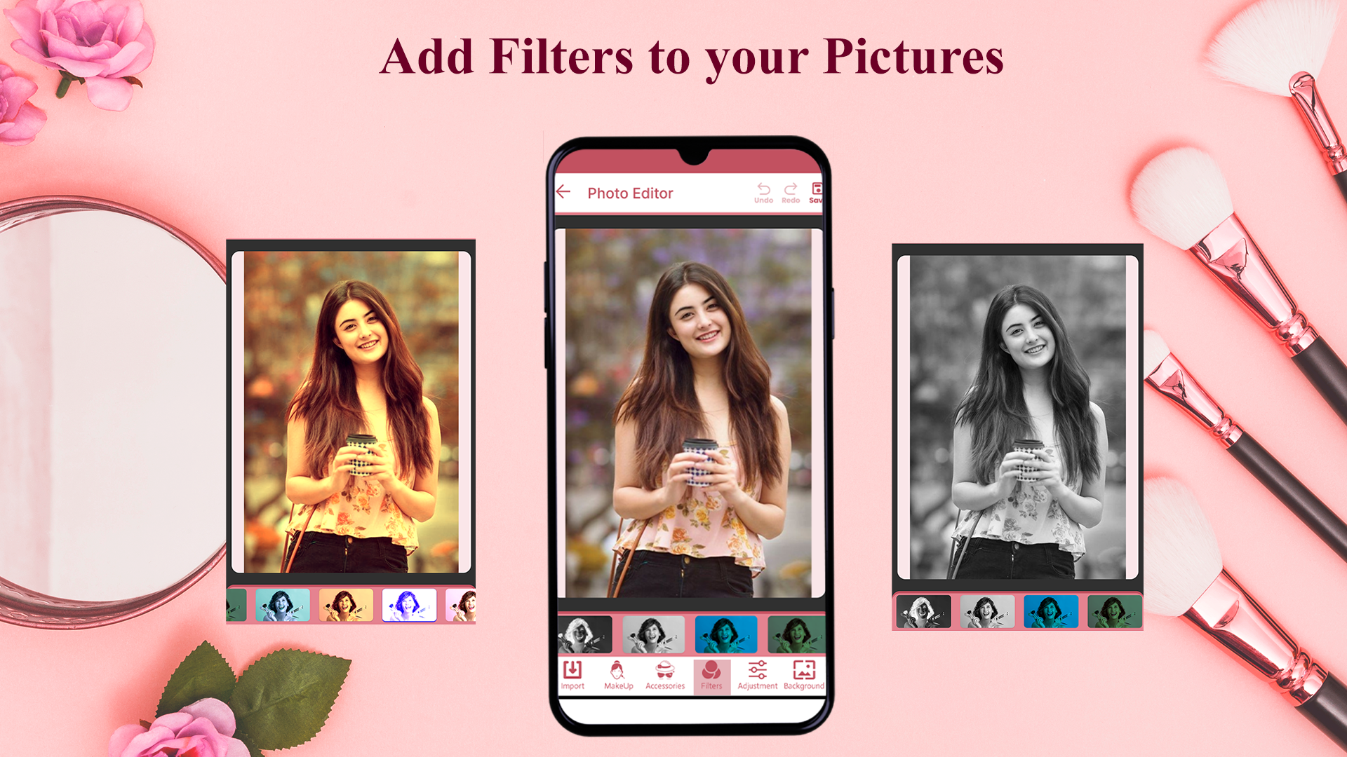 اسکرین شات 5 برنامه Beautycam Makeup Selfie Editor