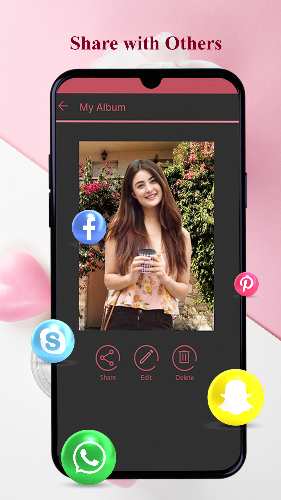 اسکرین شات 8 برنامه Beautycam Makeup Selfie Editor