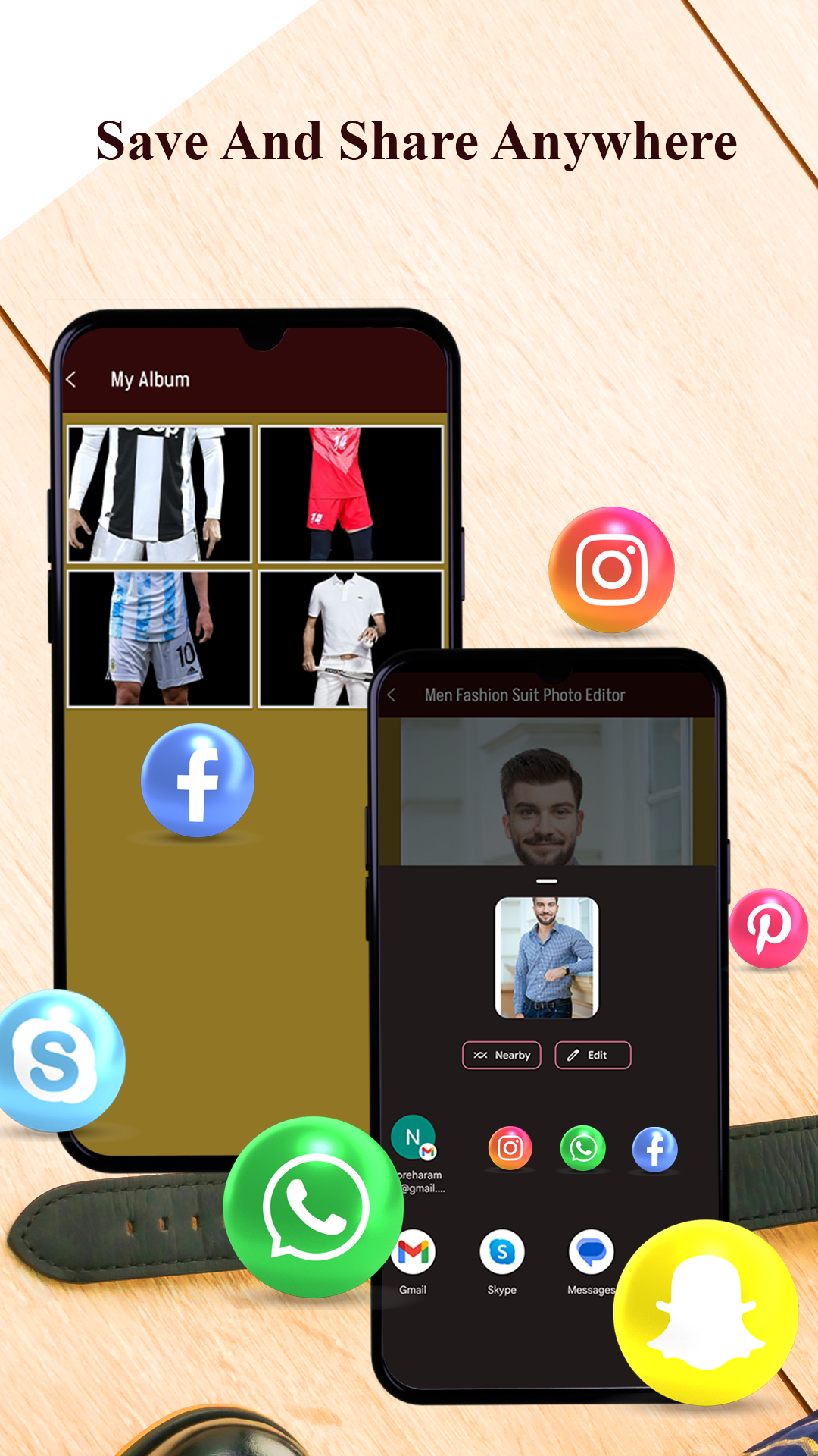 اسکرین شات 8 برنامه Mens Clothing Photo Editor