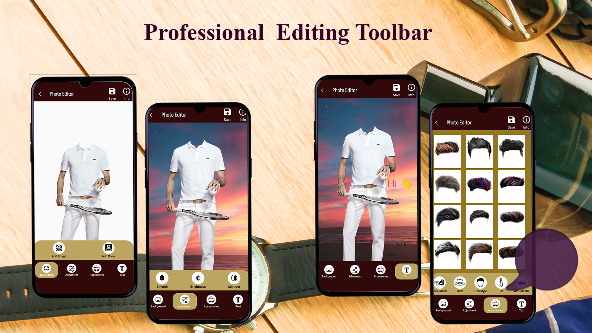 اسکرین شات 5 برنامه Mens Clothing Photo Editor