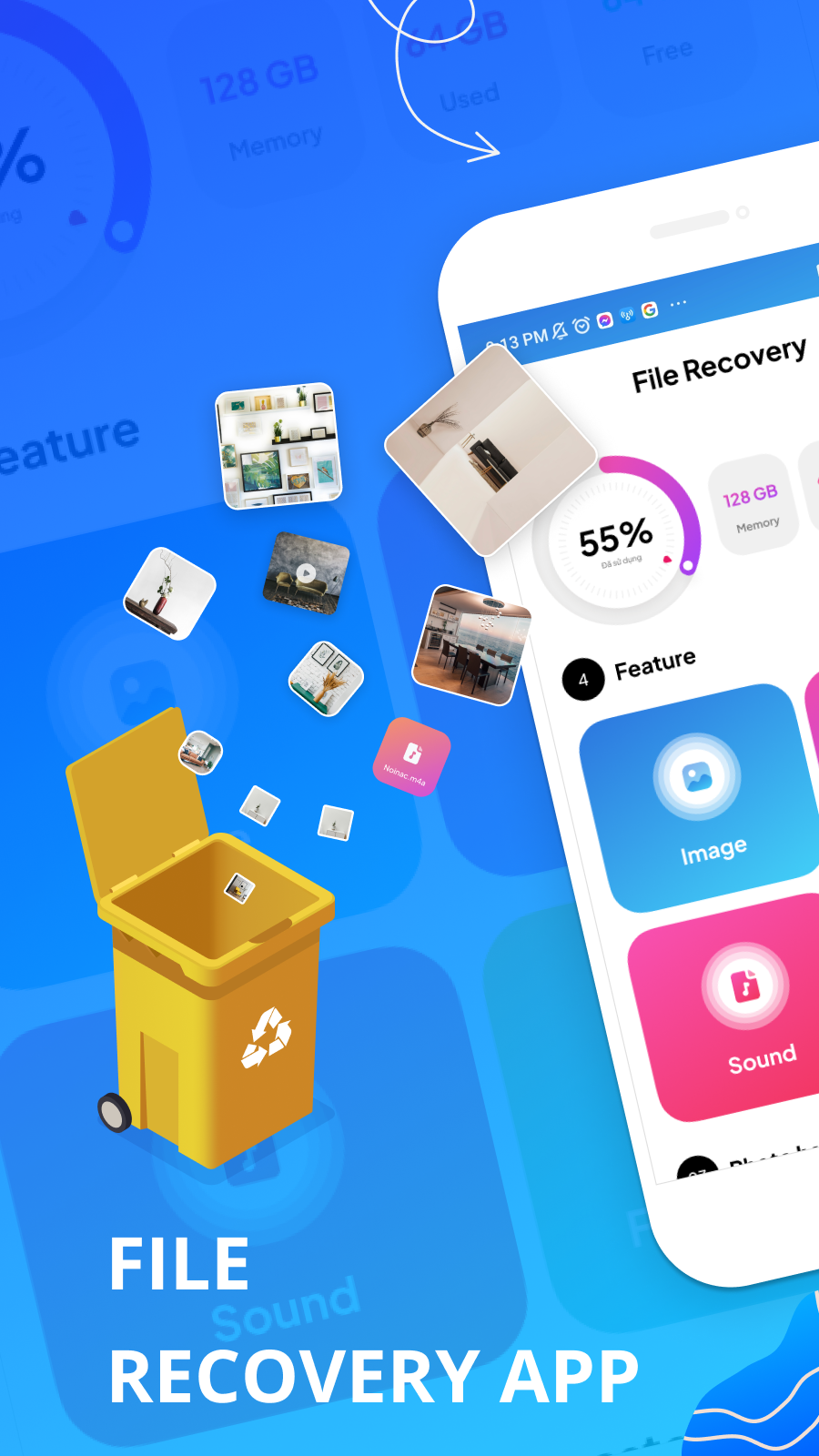اسکرین شات 1 برنامه File Recovery: Photo Recovery