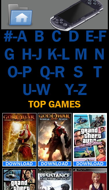 اسکرین شات 5 برنامه PSP PS2 PSX Rom Downloader
