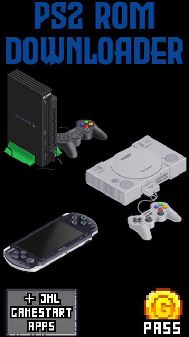اسکرین شات 1 برنامه PSP PS2 PSX Rom Downloader