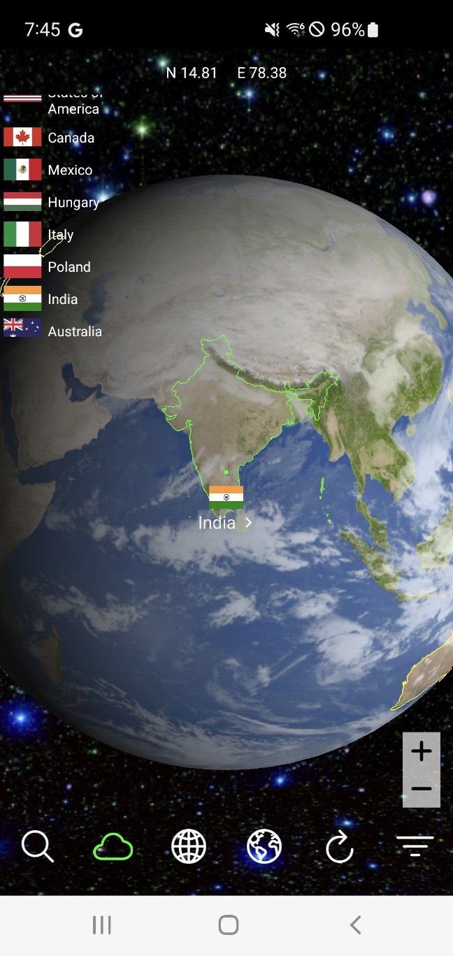 اسکرین شات 5 برنامه Earth 3D