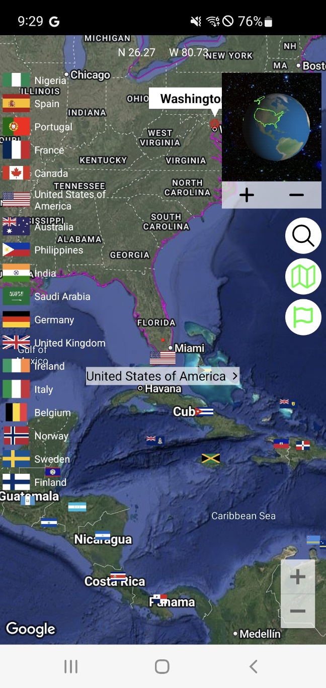 اسکرین شات 6 برنامه Earth 3D