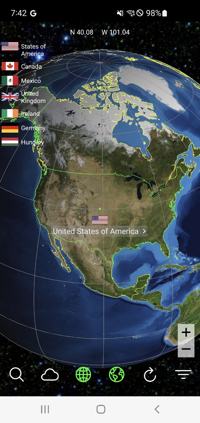 اسکرین شات 2 برنامه Earth 3D