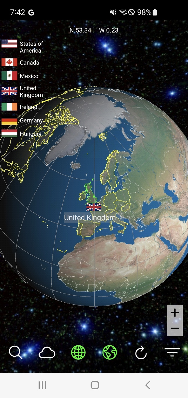 اسکرین شات 3 برنامه Earth 3D