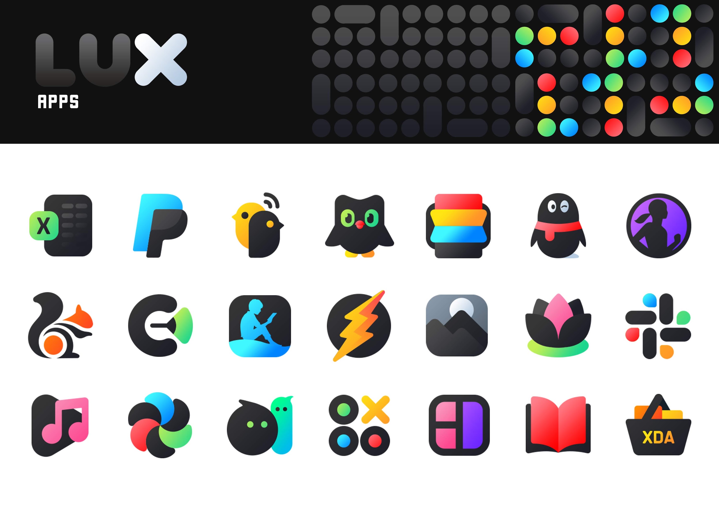 اسکرین شات 5 برنامه LuX IconPack