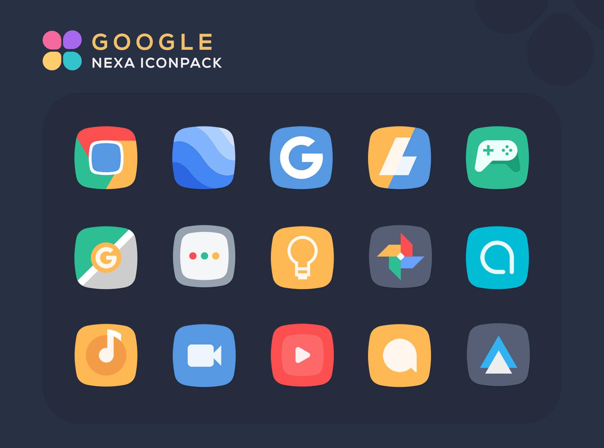 اسکرین شات 2 برنامه Nexa Icon Pack