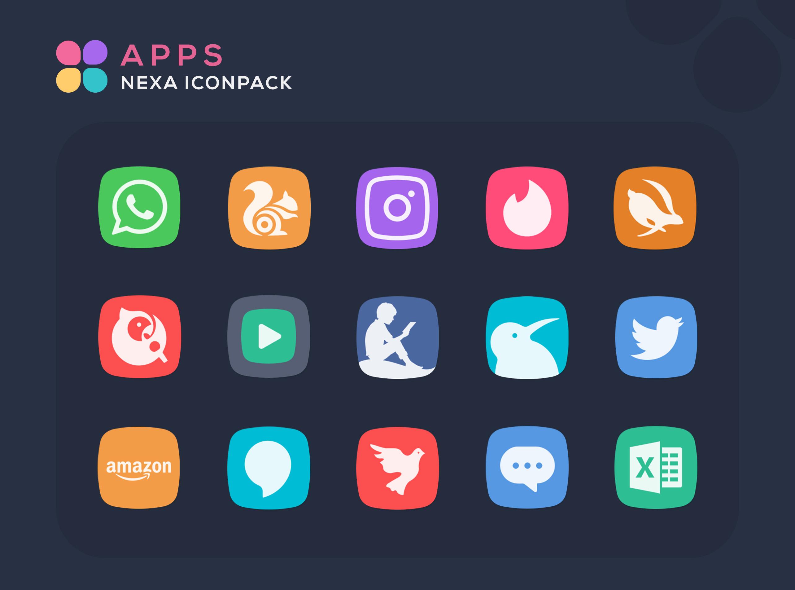 اسکرین شات 3 برنامه Nexa Icon Pack