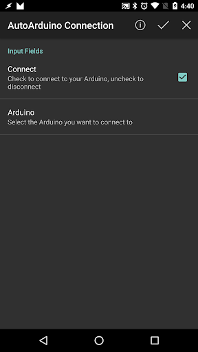 اسکرین شات 1 برنامه AutoApp for Arduino
