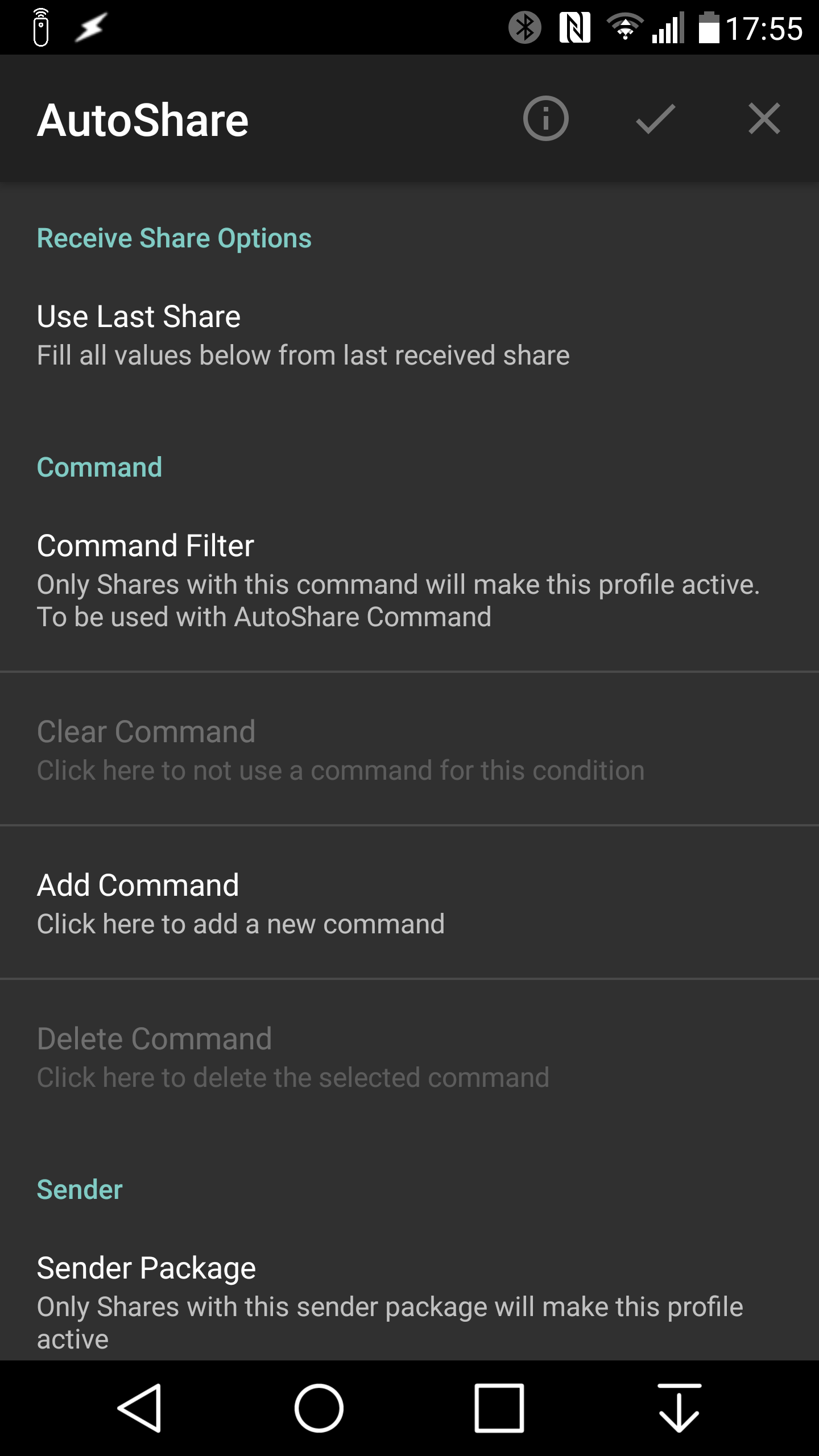 اسکرین شات 3 برنامه AutoShare