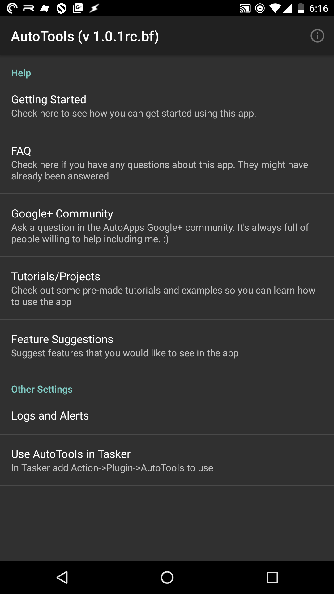 اسکرین شات 5 برنامه AutoTools