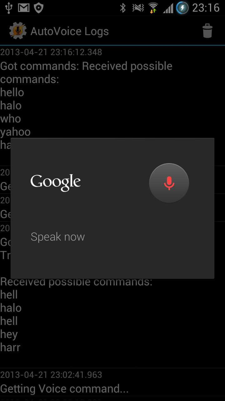 اسکرین شات 1 برنامه AutoVoice