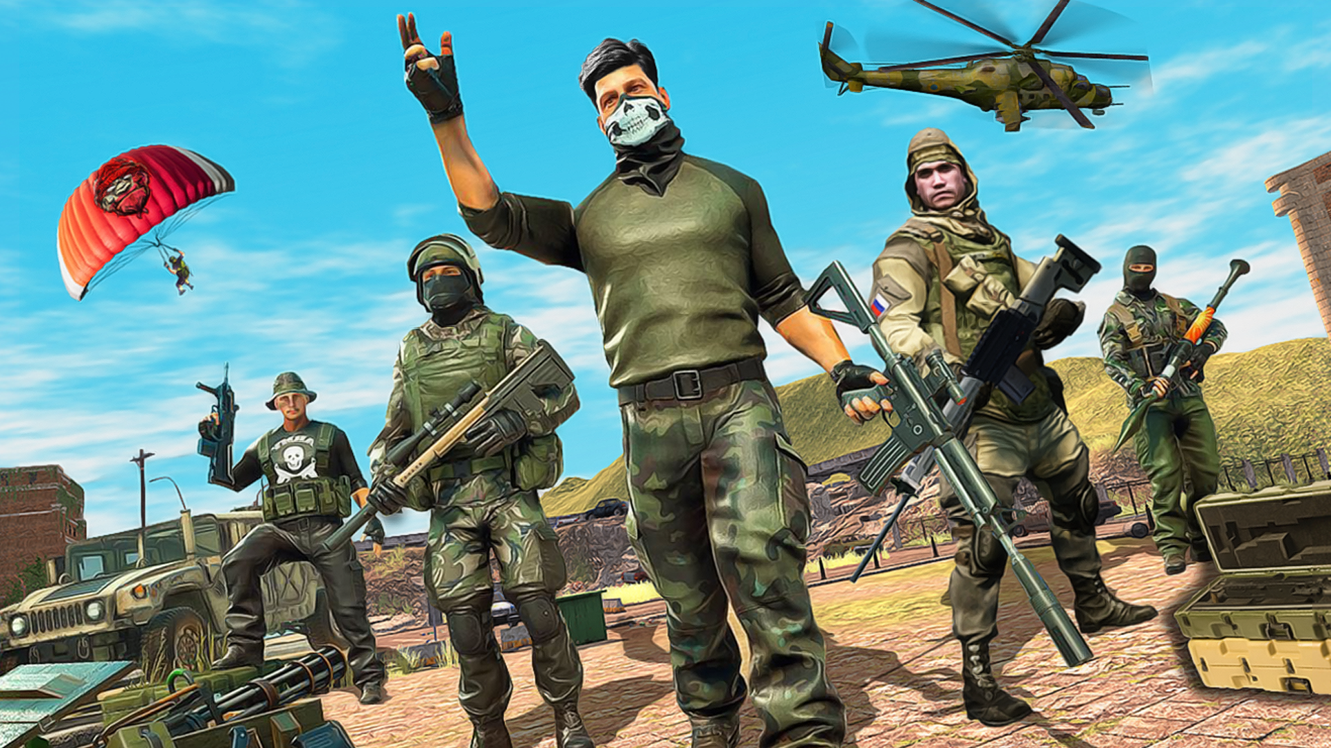 اسکرین شات 5 بازی Cover Strike fps Gun Shooting