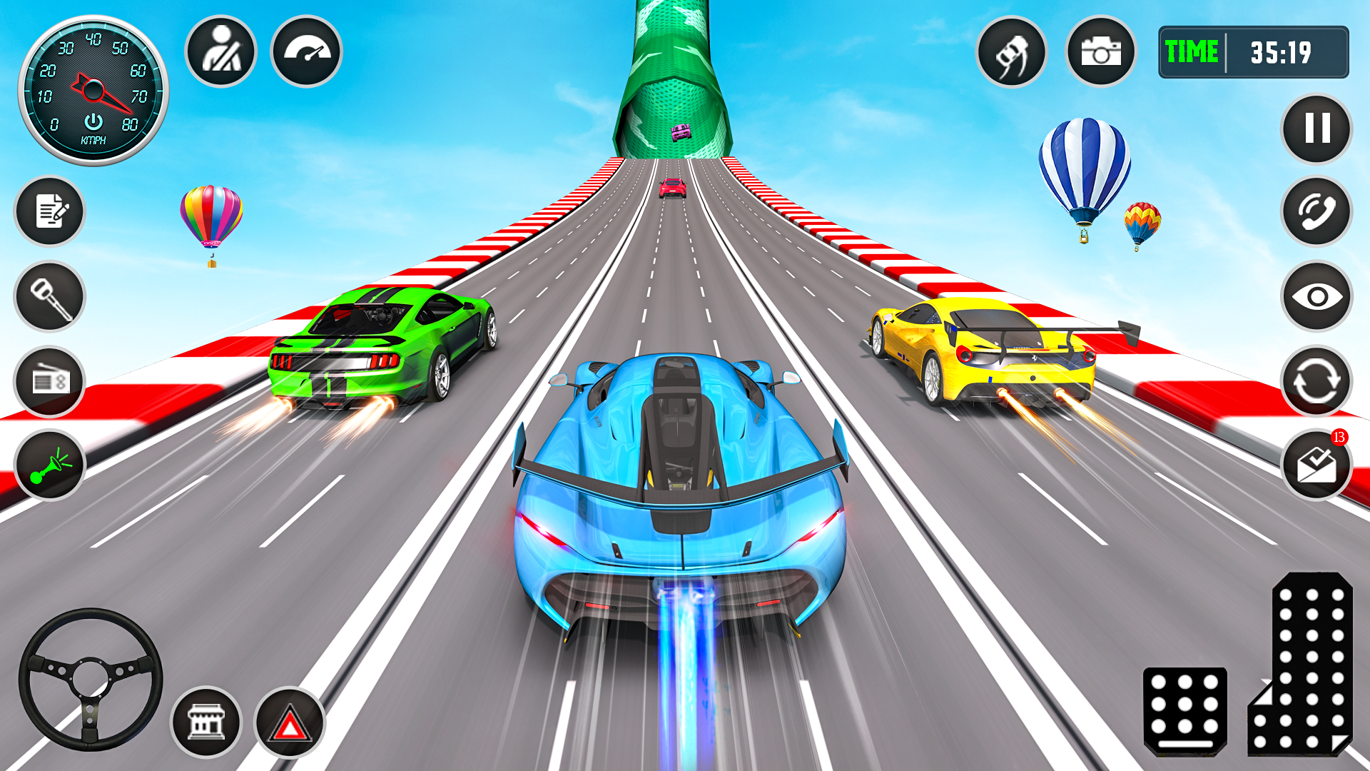 اسکرین شات 5 بازی Ramp Car Stunt Racing Game
