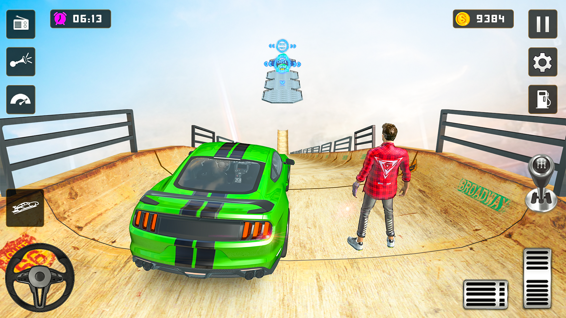 اسکرین شات 3 برنامه Mega Ramp Car Stunts-Car Game