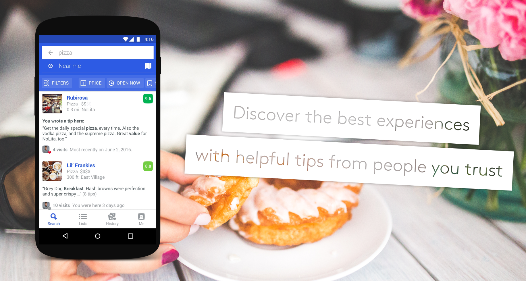 اسکرین شات 4 برنامه Foursquare City Guide