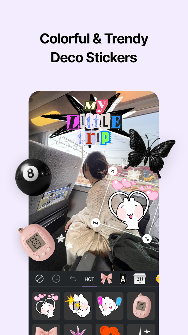 اسکرین شات 2 برنامه Candy Camera AI – Find myself