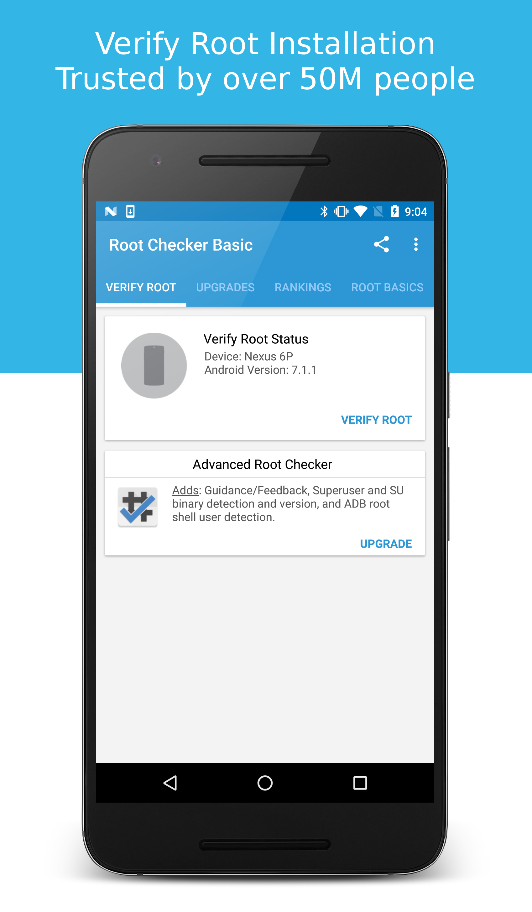 اسکرین شات 1 برنامه Root Checker