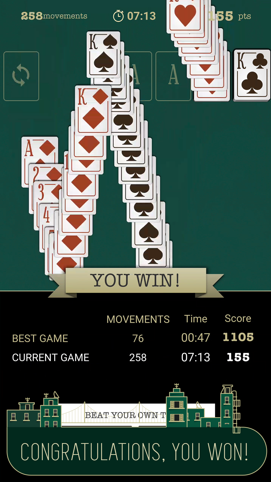 اسکرین شات 7 بازی Solitaire Town Jogatina: Cards