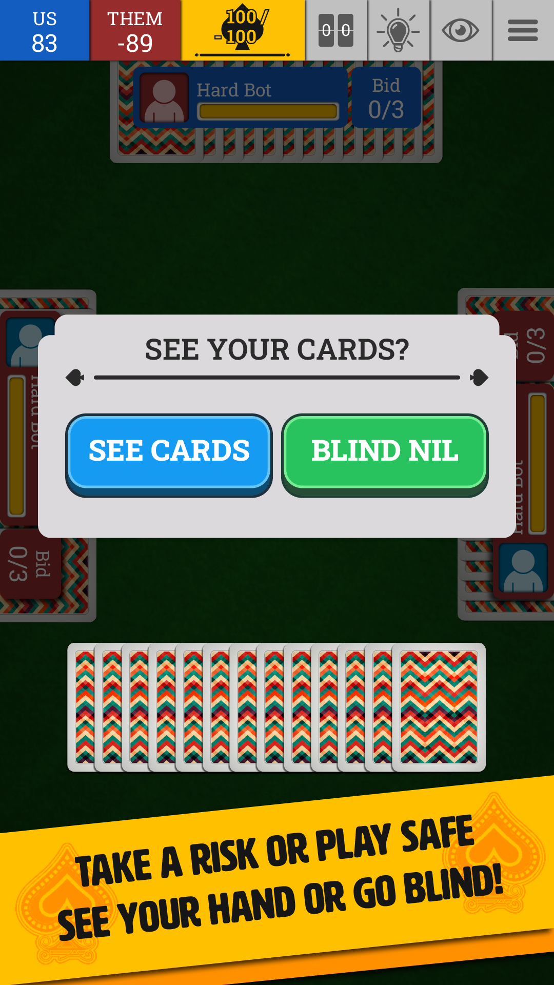 اسکرین شات 3 بازی Spades Online: Trickster Cards