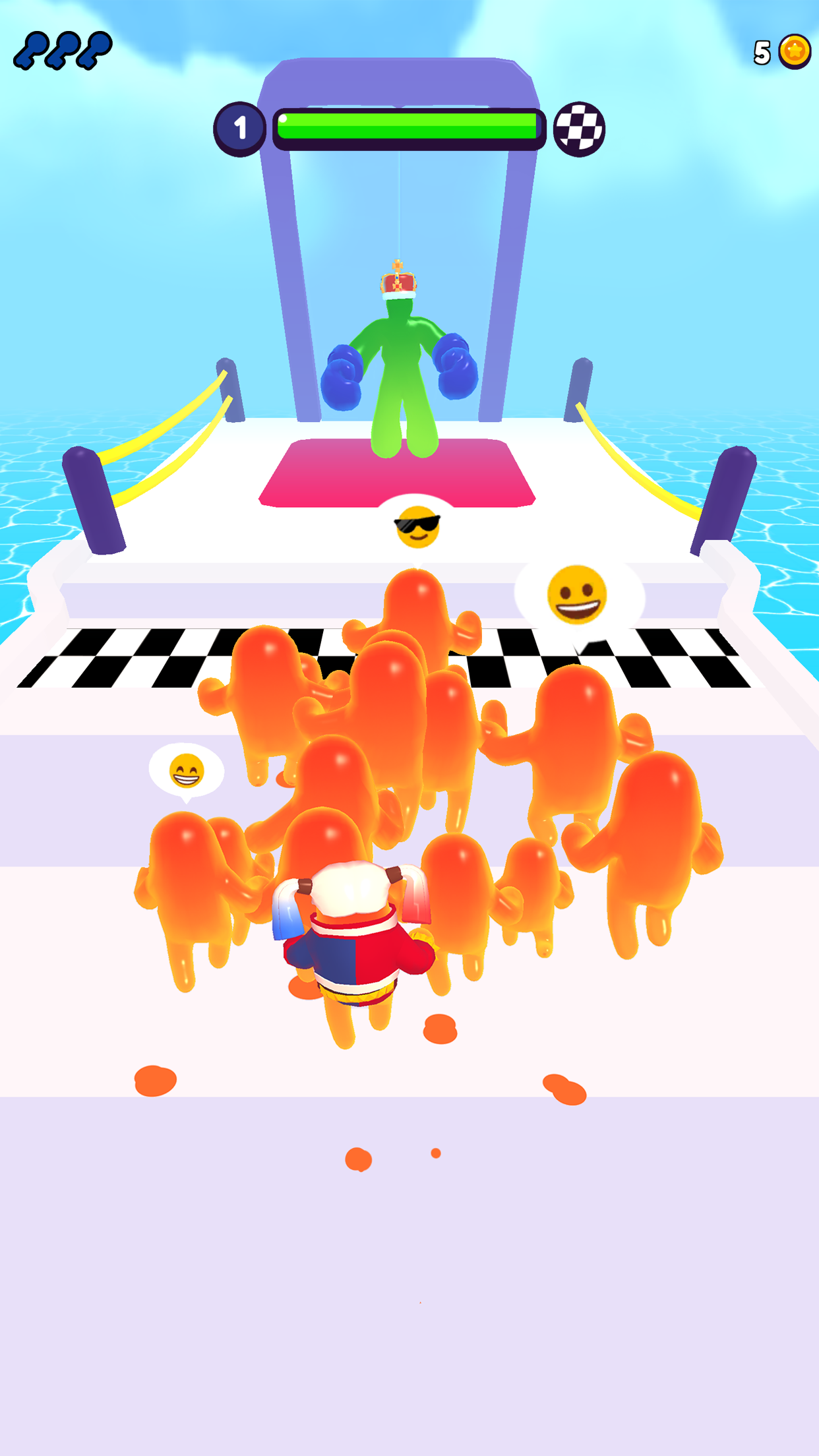 اسکرین شات 5 بازی Join Blob Clash 3D: Mob Runner