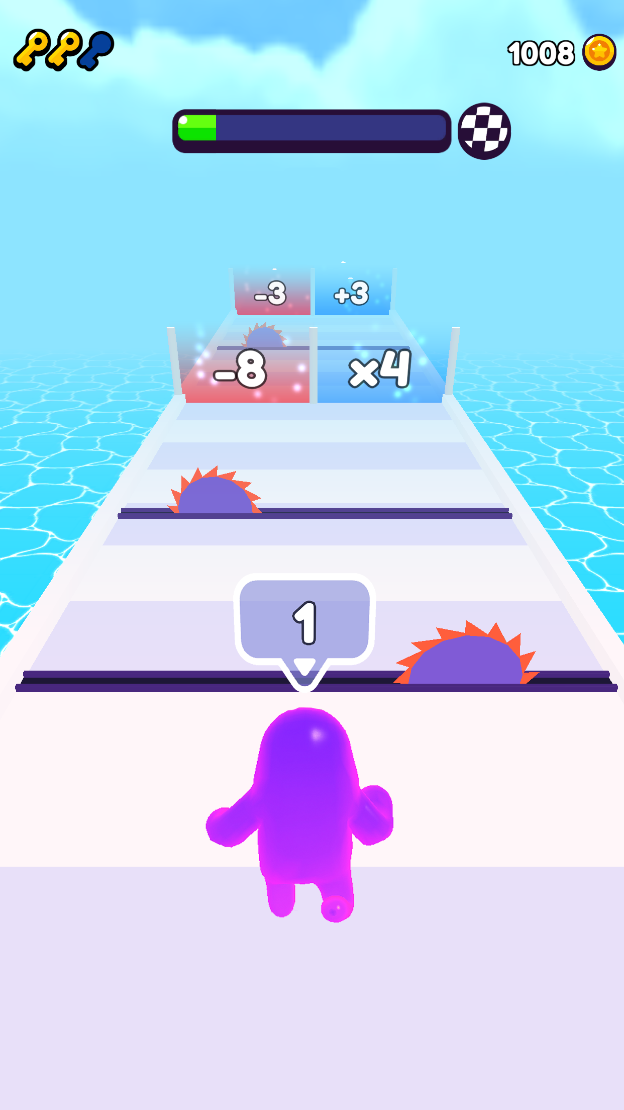اسکرین شات 1 بازی Join Blob Clash 3D: Mob Runner