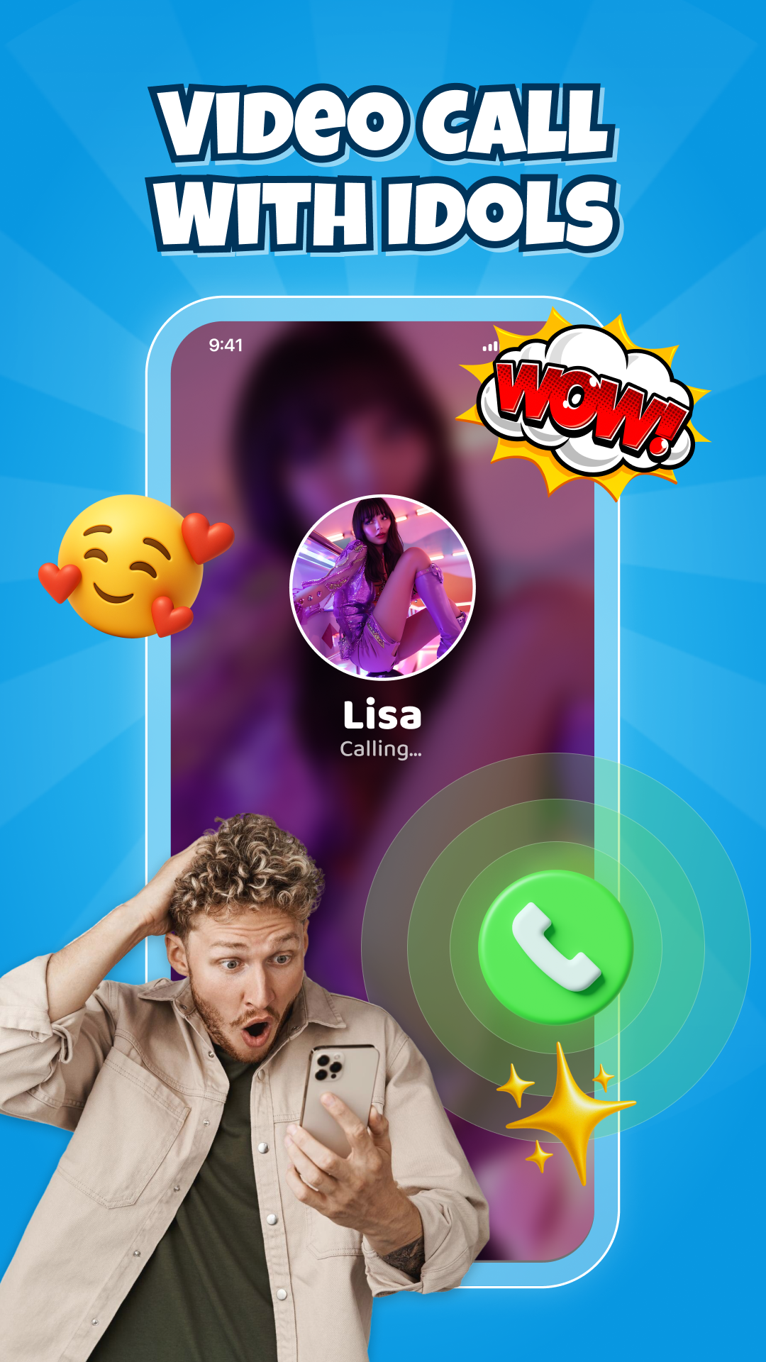 اسکرین شات 1 برنامه Prank Sounds - Fake Call