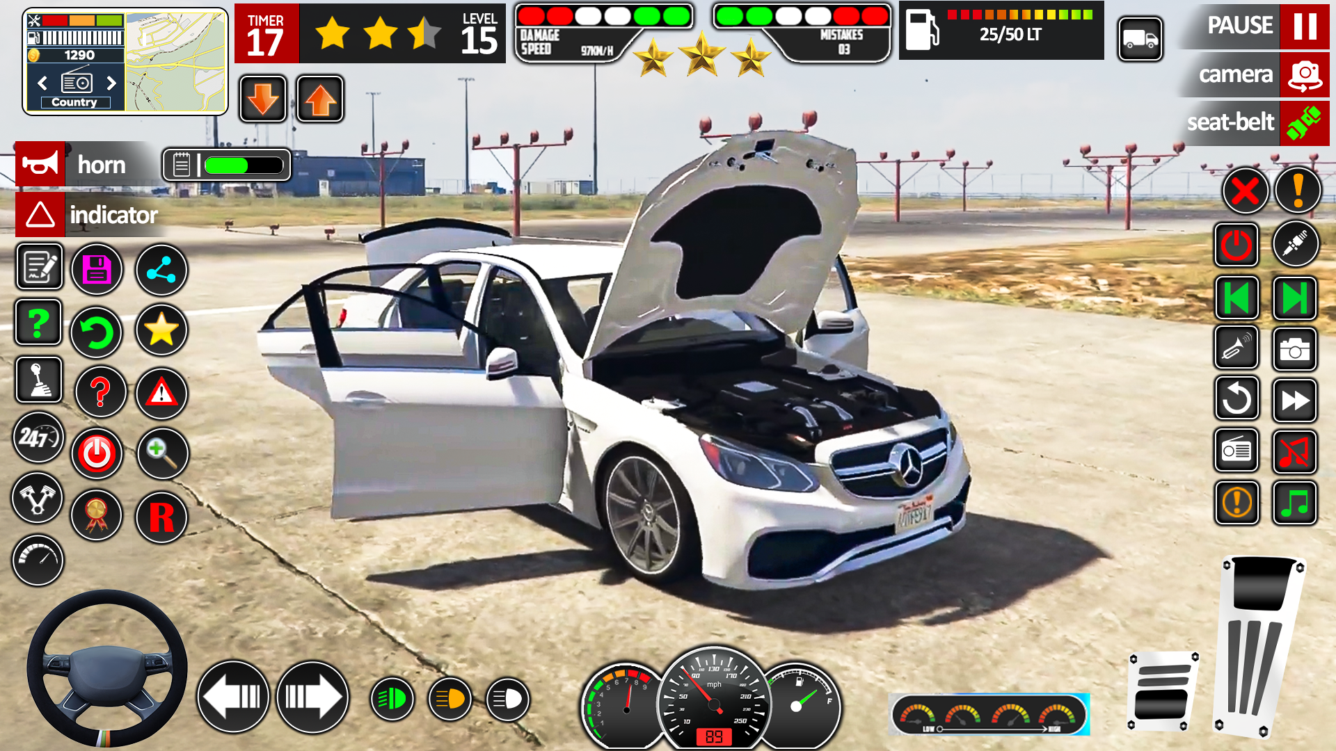 اسکرین شات 7 برنامه Modern Car School Driving Game