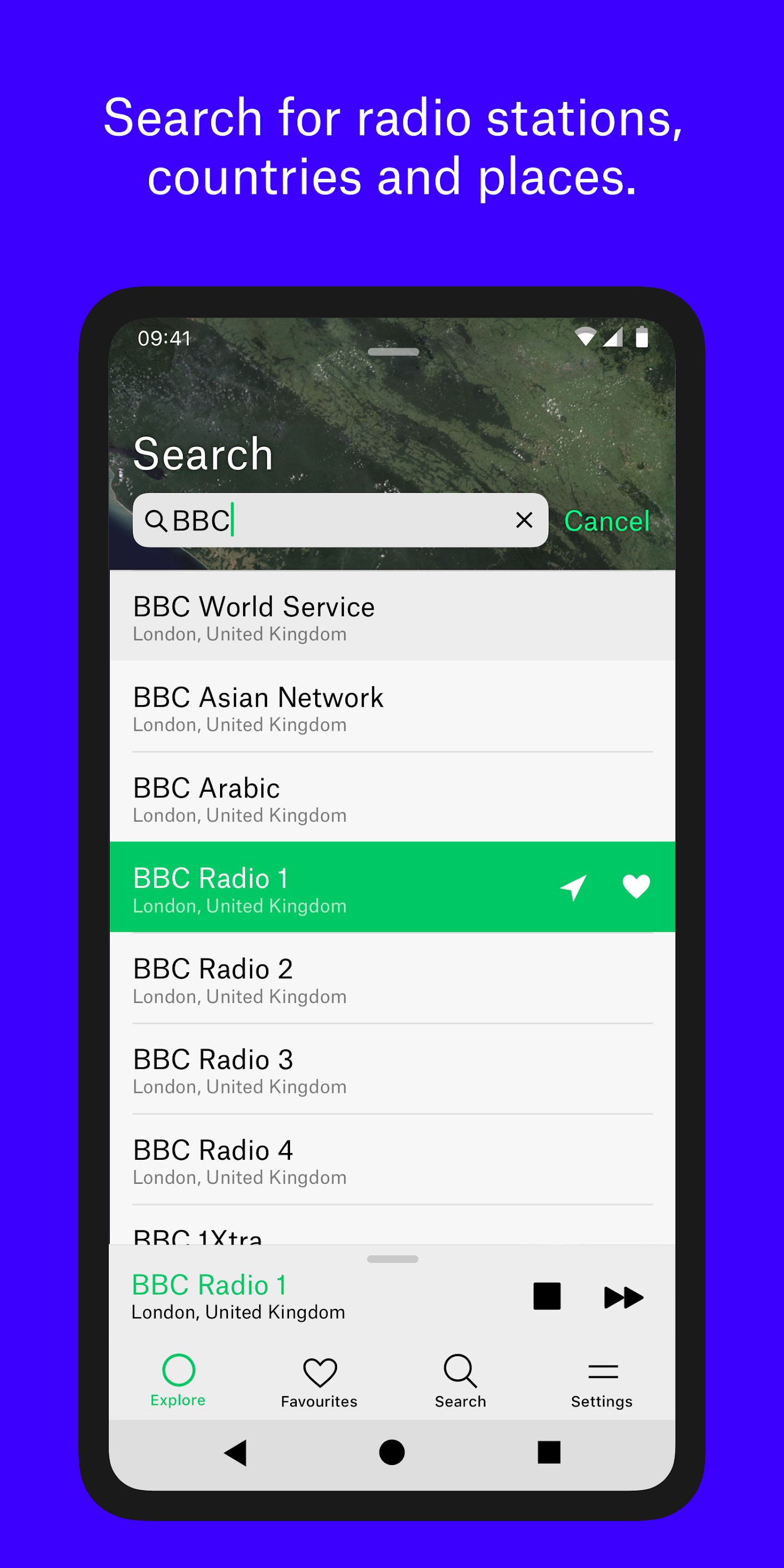اسکرین شات 5 برنامه Radio Garden