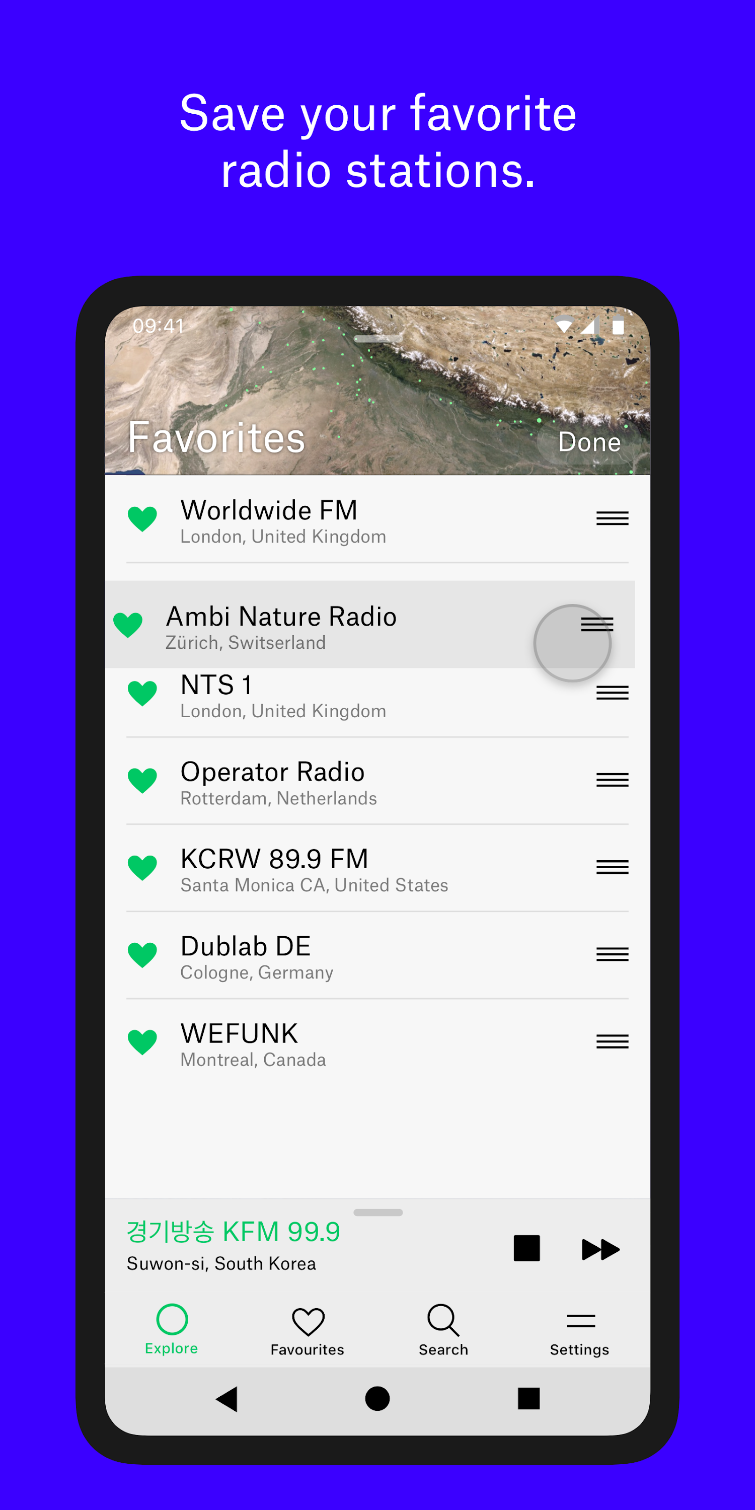 اسکرین شات 6 برنامه Radio Garden