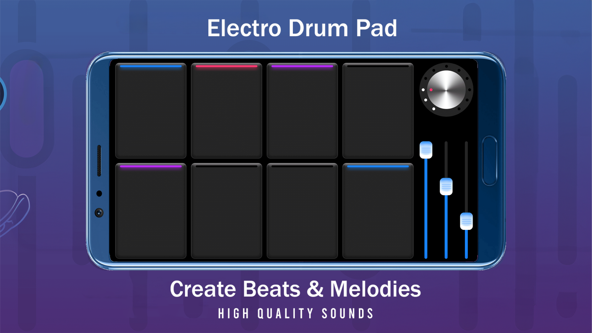 اسکرین شات 4 بازی Real Electro Drum Pad: Hip Hop