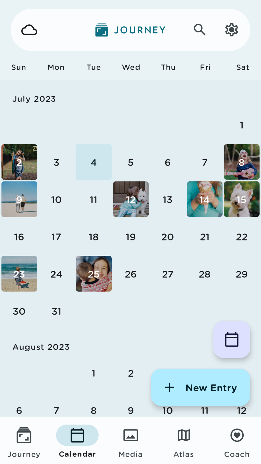 اسکرین شات 8 برنامه Journey: Diary, Journal