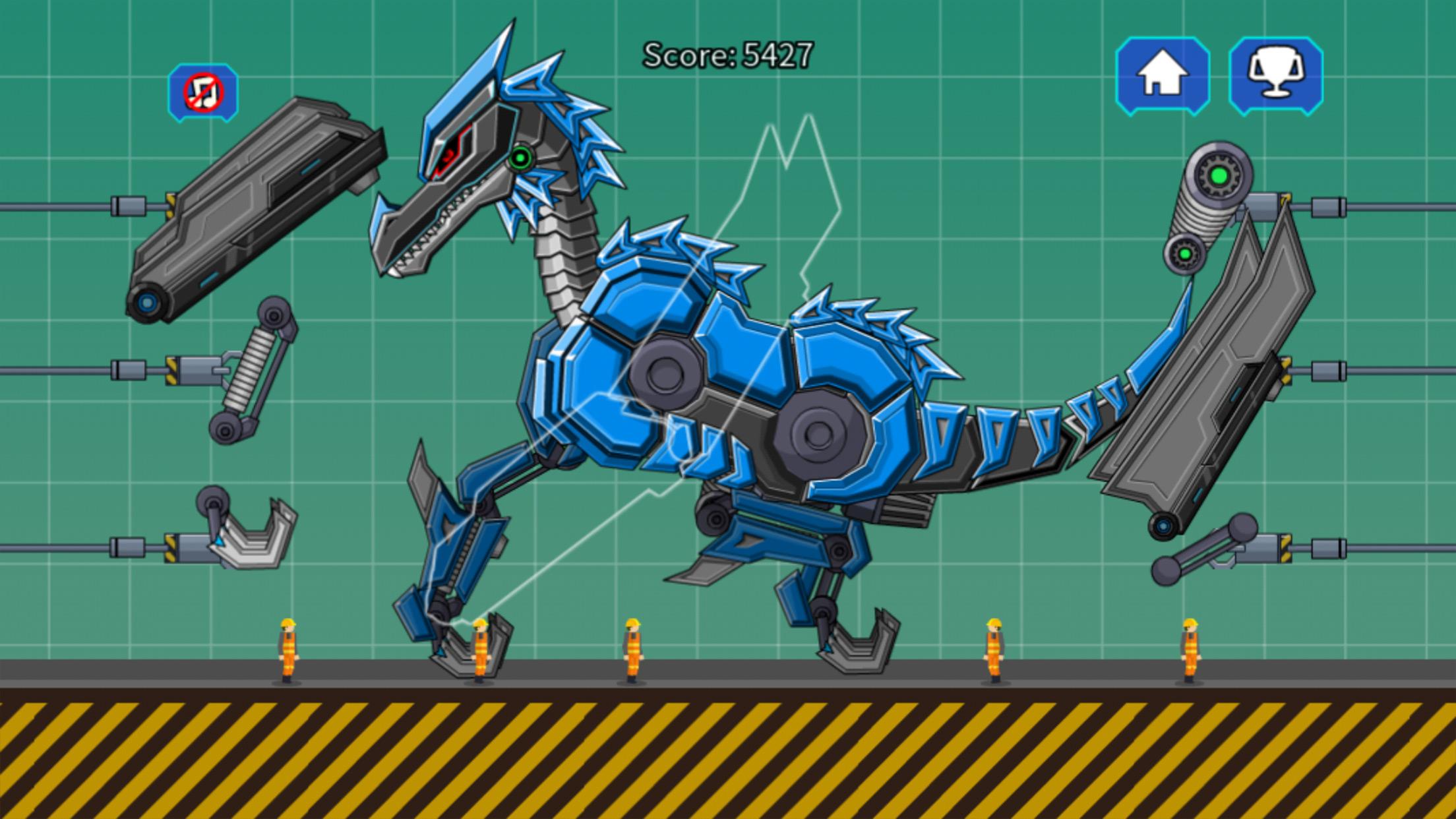 اسکرین شات 1 بازی Black Pterosaur Robot Toy War