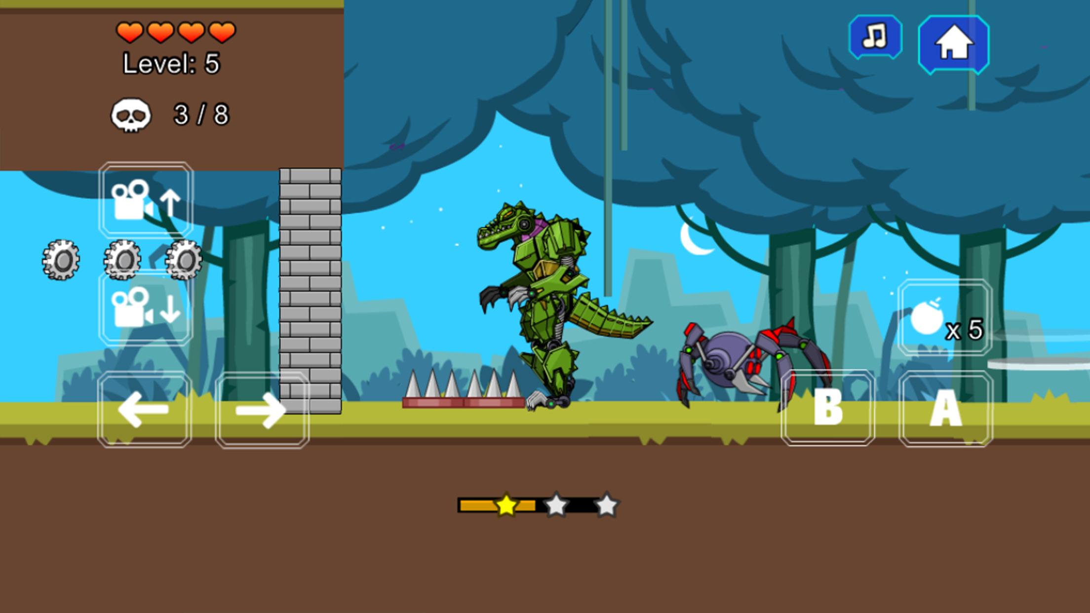 اسکرین شات 4 بازی Robot Crocodile Toy Robot War
