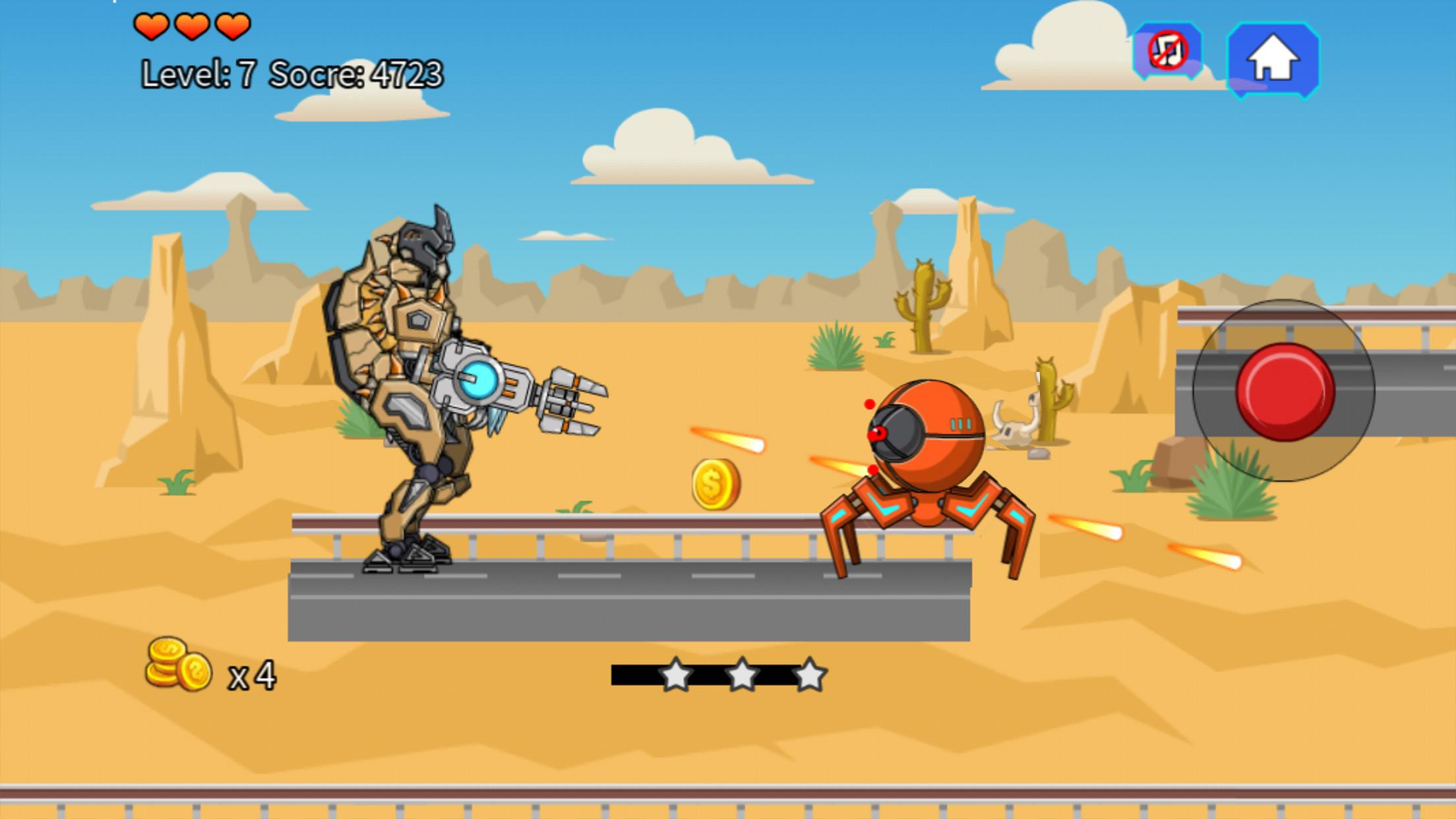 اسکرین شات 4 بازی Desert T-Rex Robot Dino Army