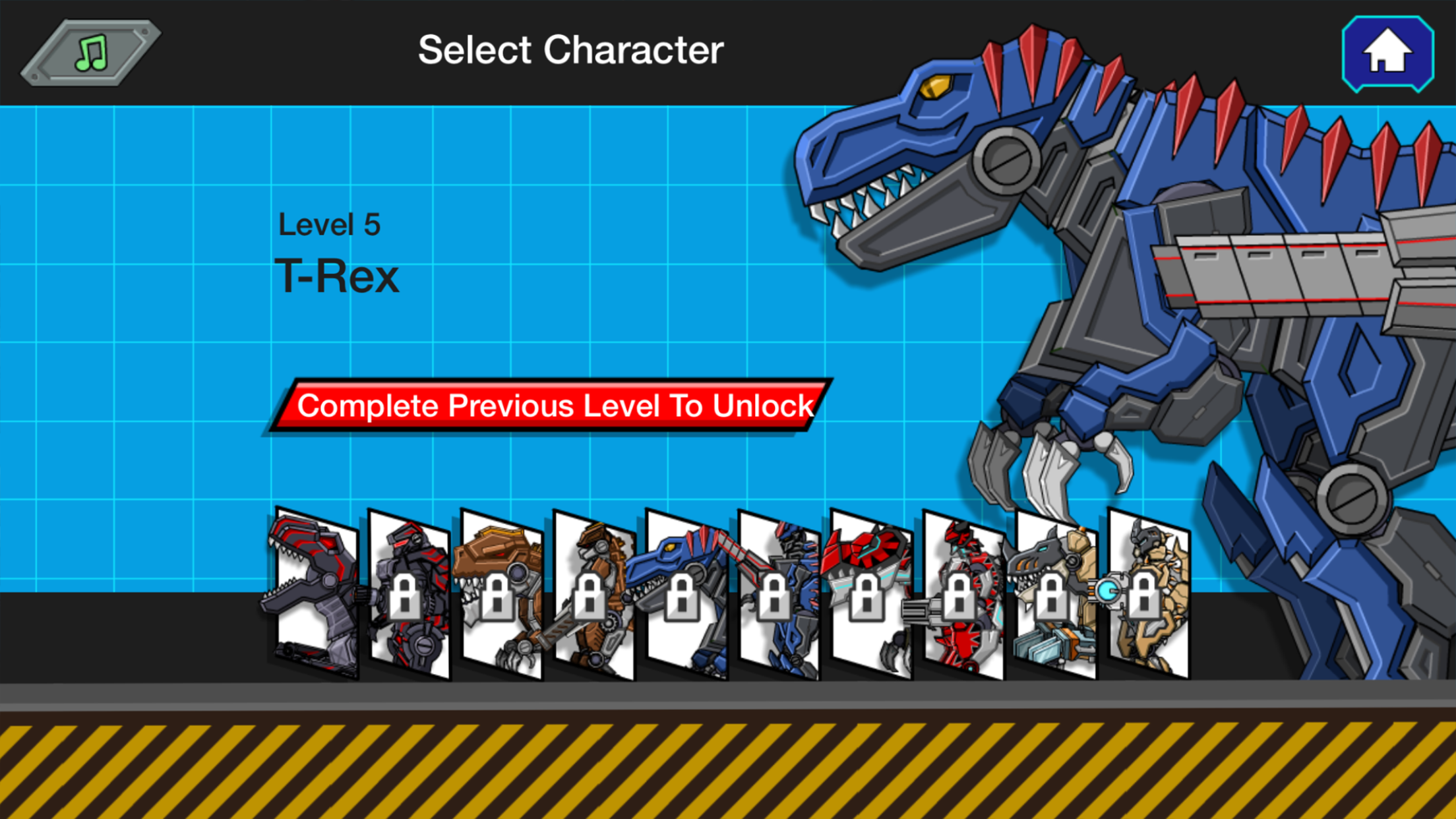 اسکرین شات 1 بازی Robot Dino T-Rex Attack