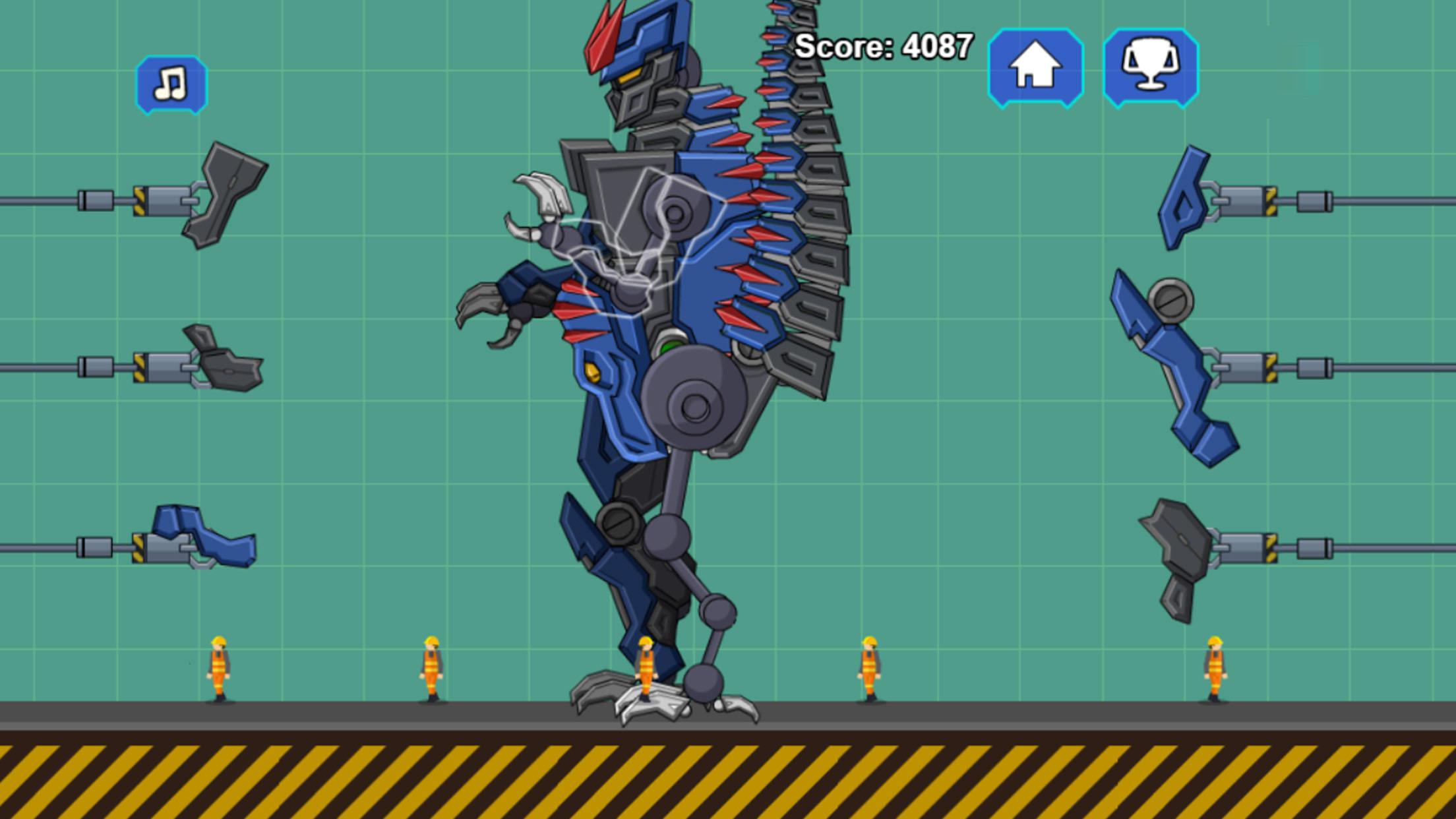 اسکرین شات 4 بازی Robot Dino T-Rex Attack