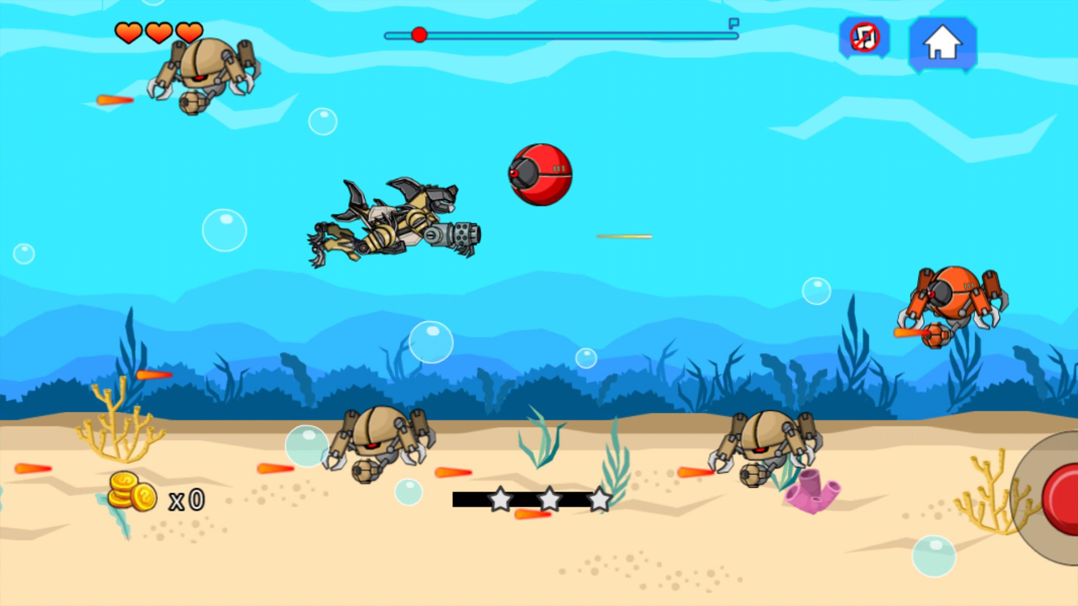 اسکرین شات 4 بازی Robot Shark Attack