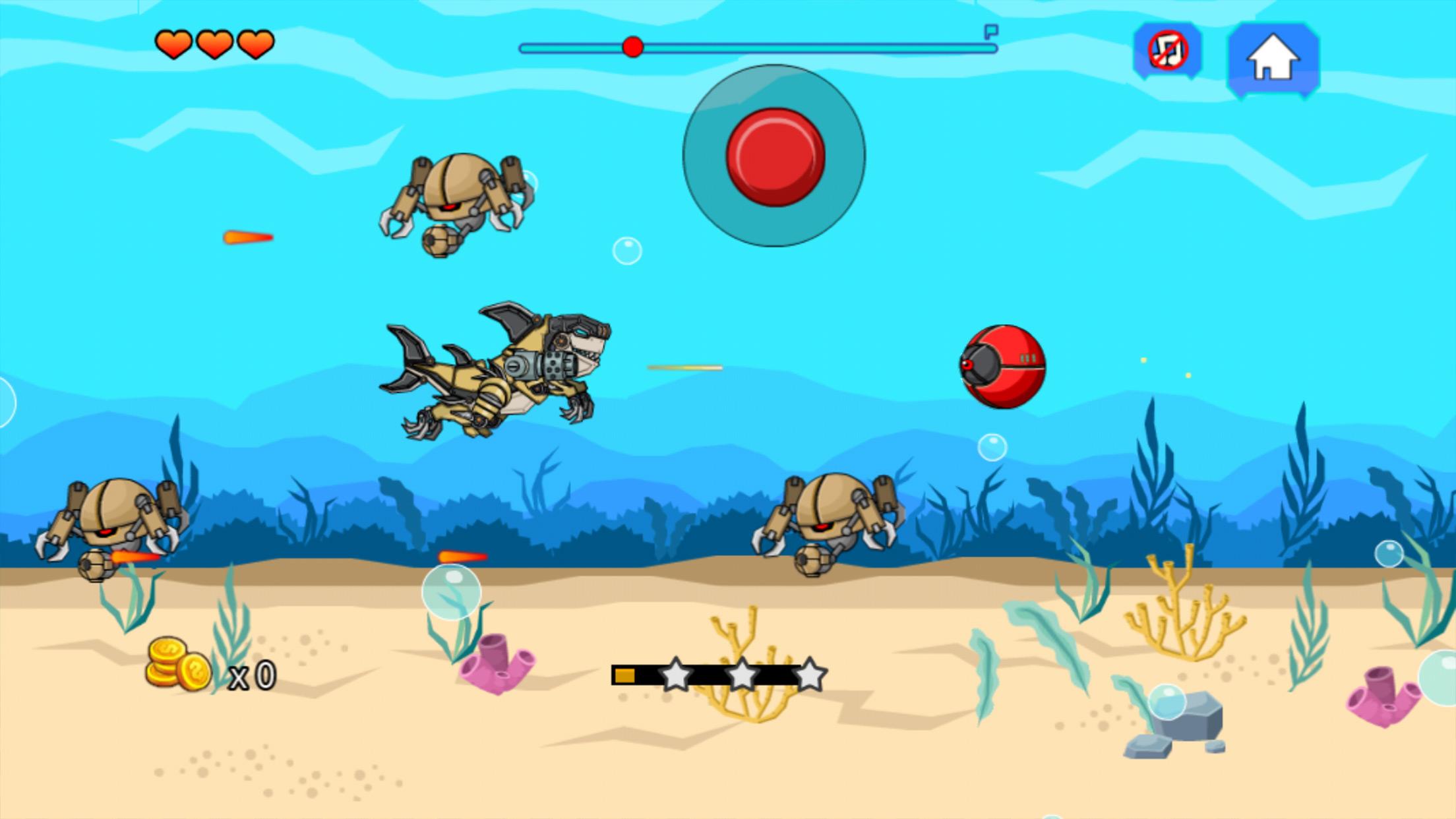 اسکرین شات 2 بازی Robot Shark Attack
