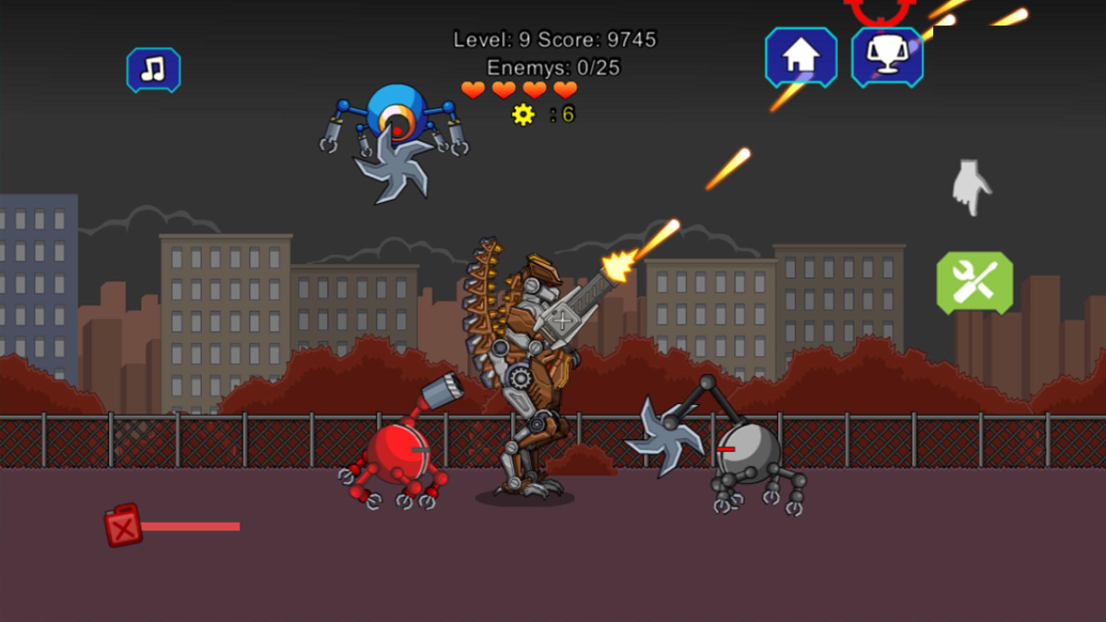 اسکرین شات 4 بازی Robot Terminator T-Rex