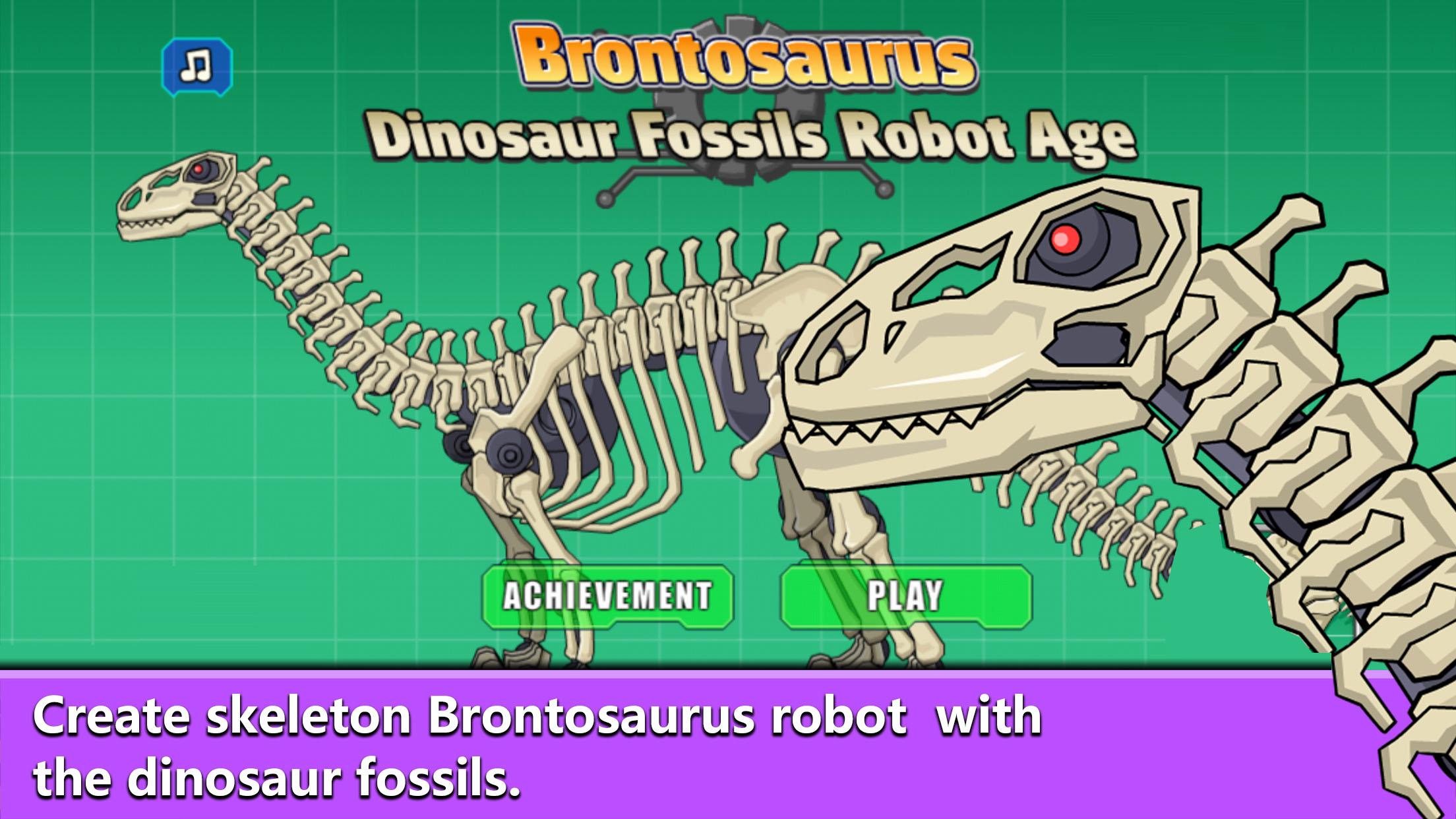 اسکرین شات 2 بازی Brontosaur Dino Fossils Robot