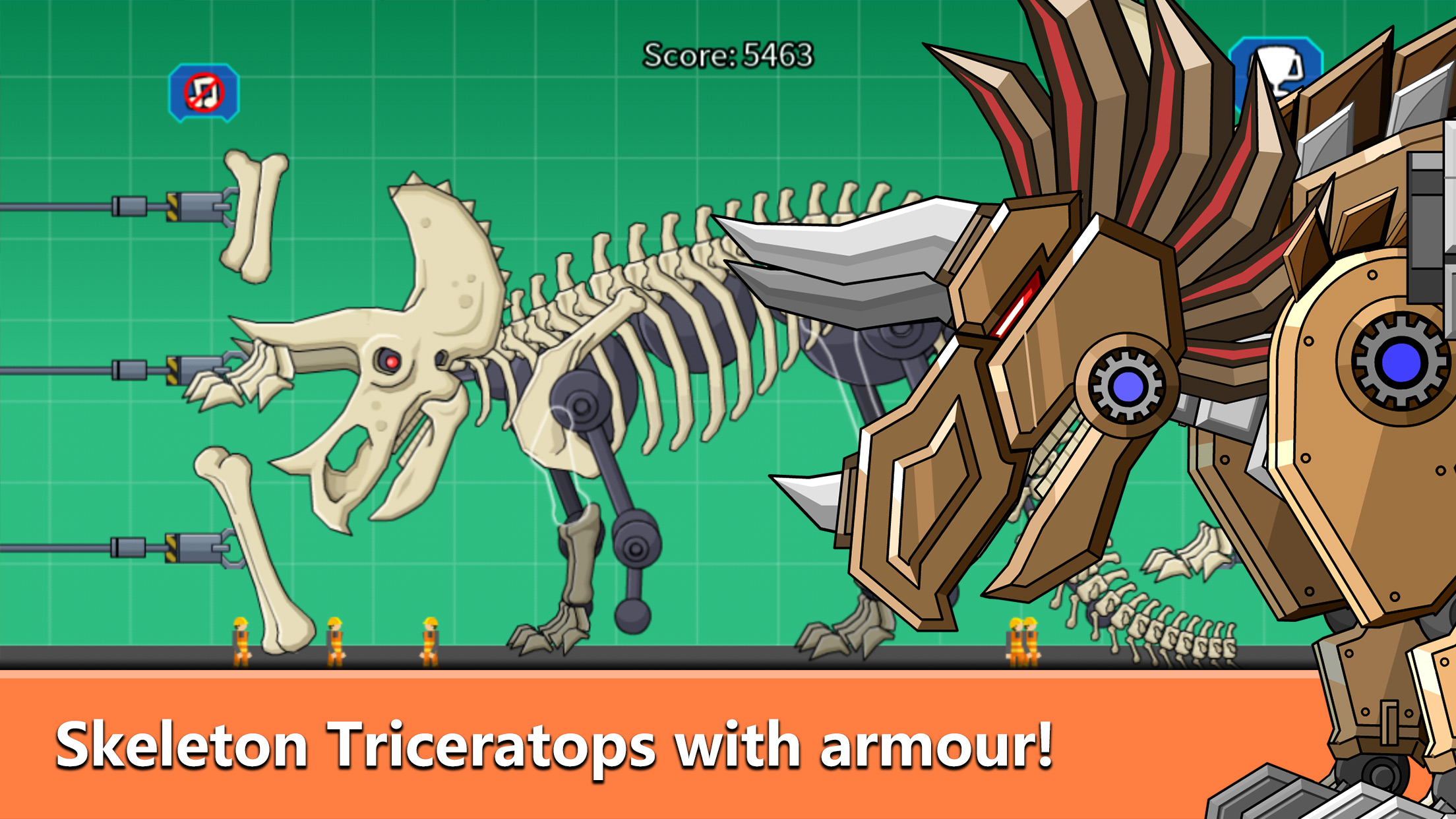 اسکرین شات 2 بازی Triceratops Dino Fossil Robot