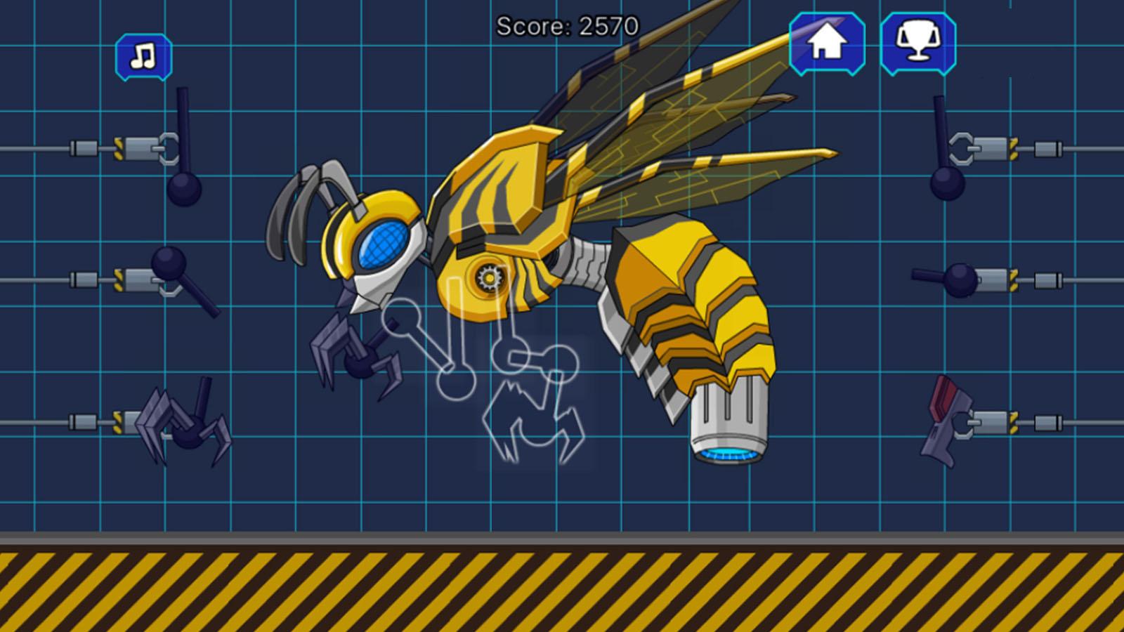 اسکرین شات 3 بازی Toy Jurassic Robot Bee