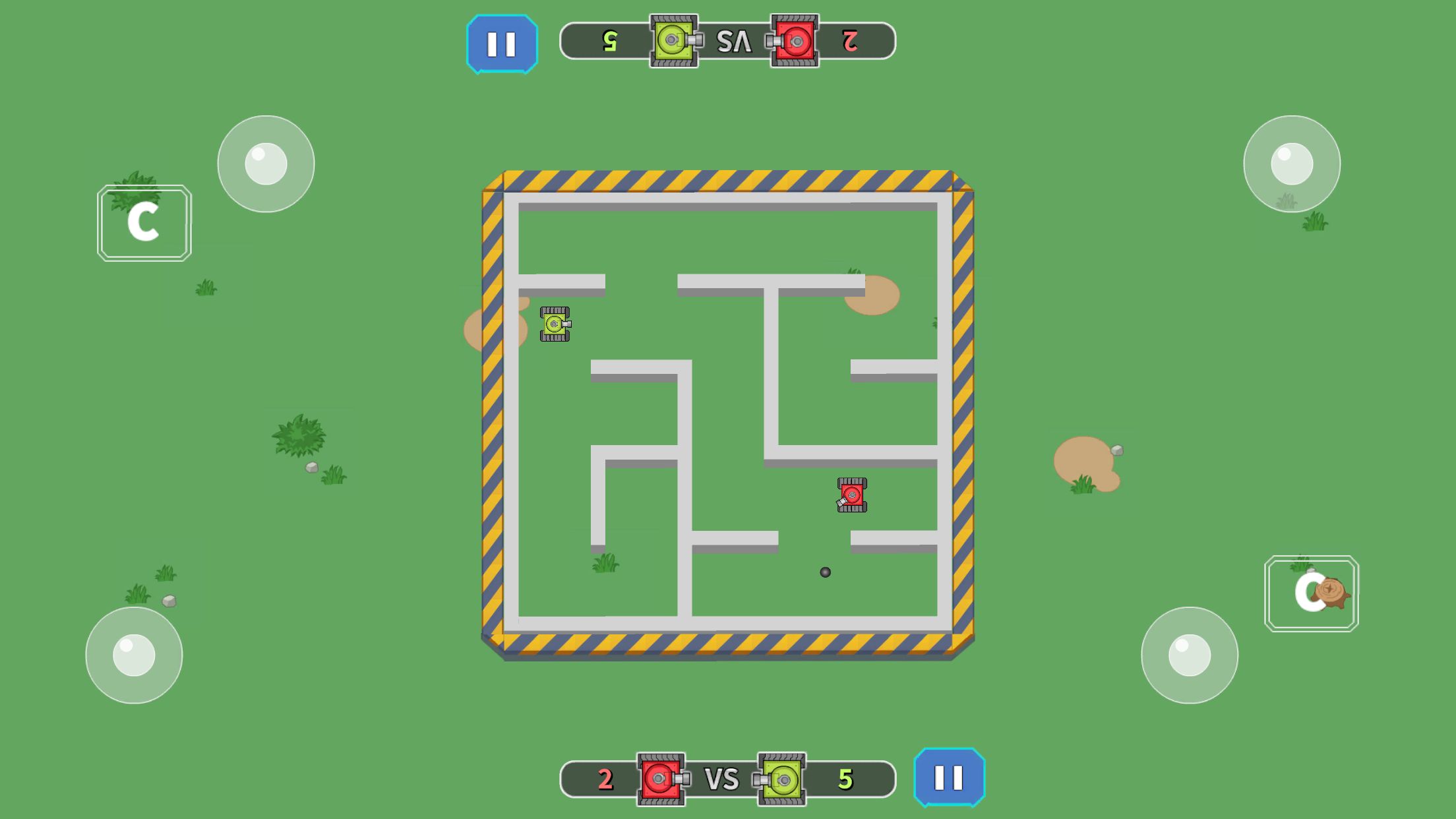 اسکرین شات 4 بازی Toy Tank VS Tank 2 Player