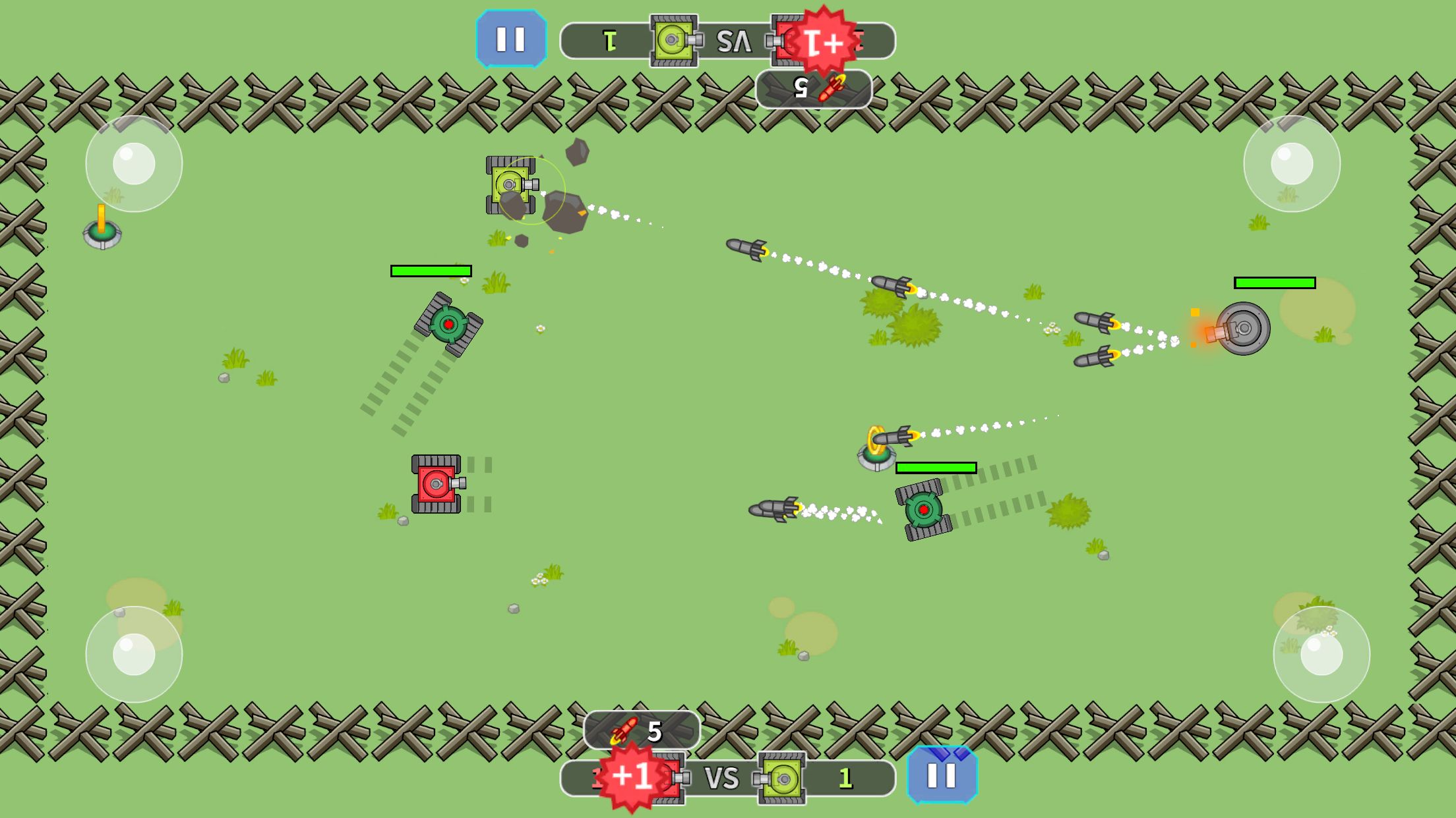 اسکرین شات 3 بازی Toy Tank VS Tank 2 Player