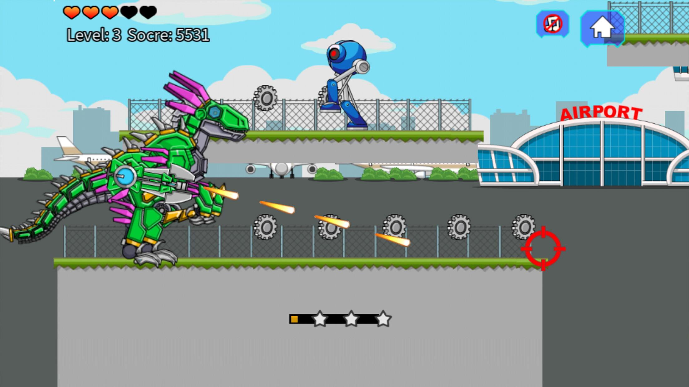 اسکرین شات 2 بازی Velociraptor Rex Dino Robot