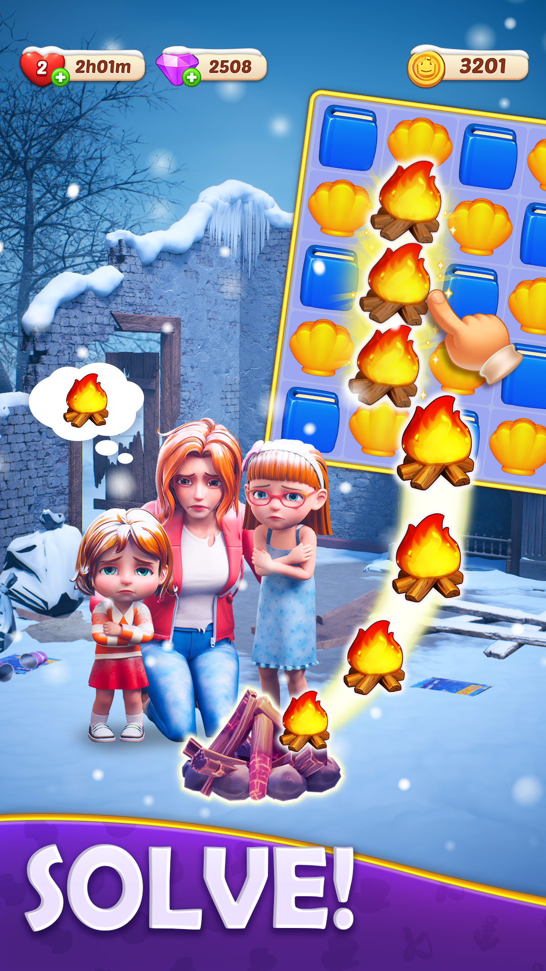 اسکرین شات 2 بازی Matching Story - Puzzle Games